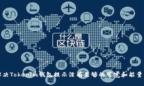如何解决Tokenim钱包提示没有足够的带宽和能量的问题